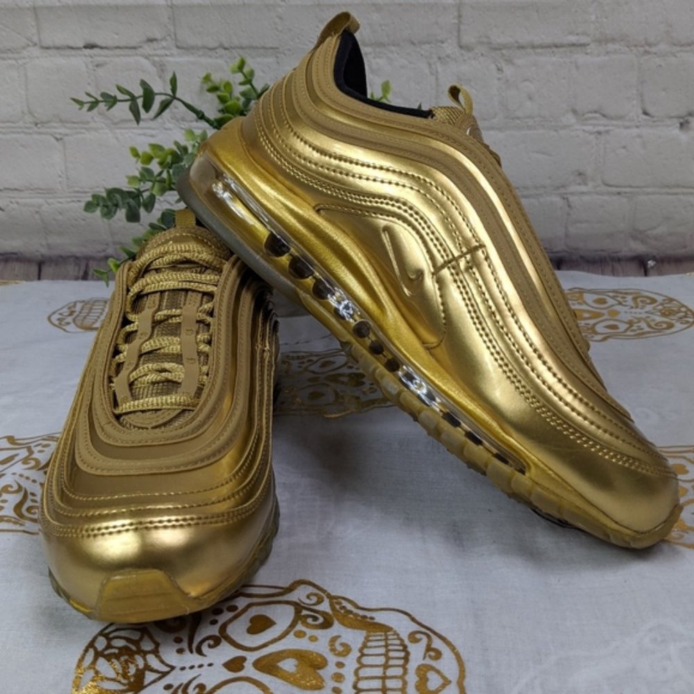 mens gold nike air max 97